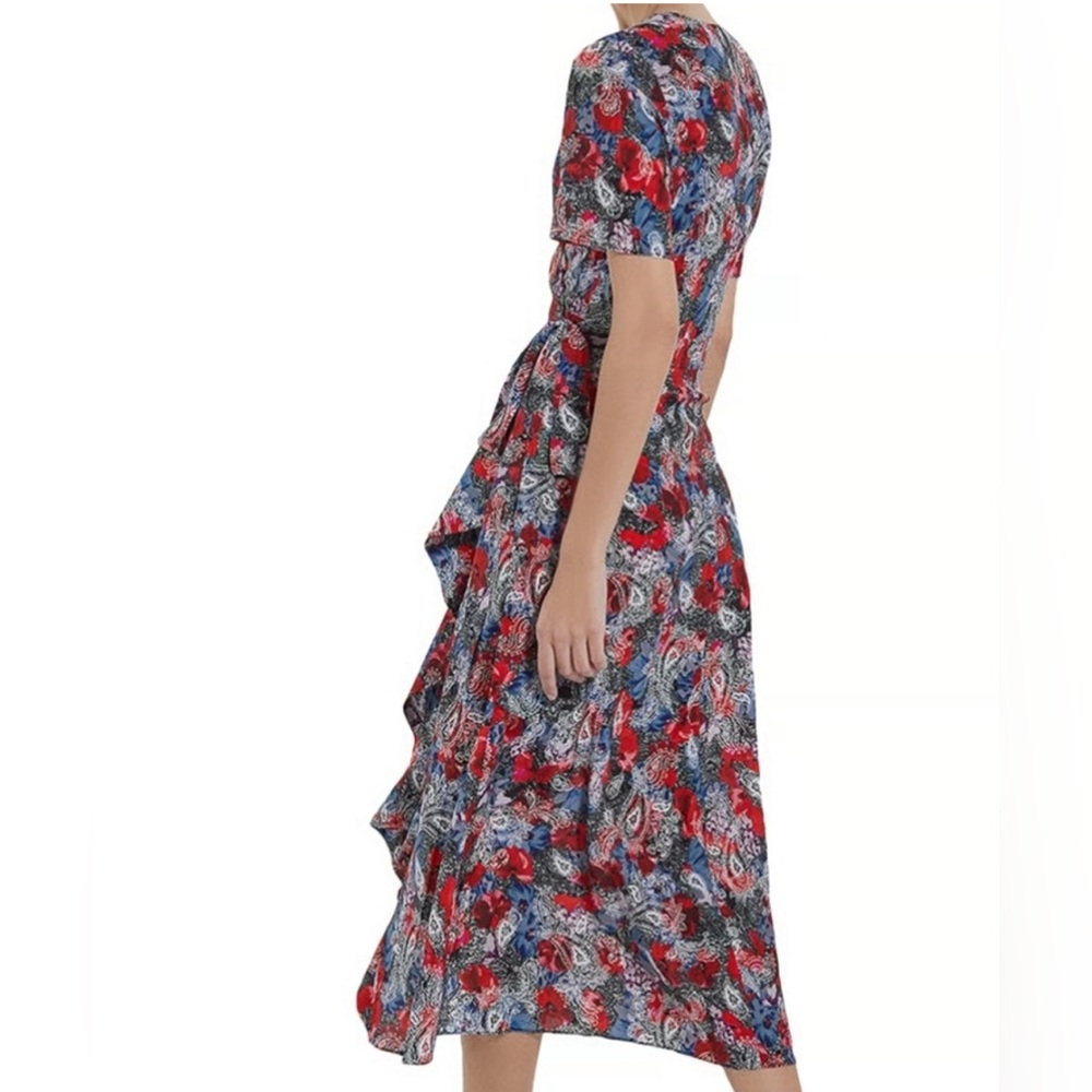 The Kooples silk side tie dress